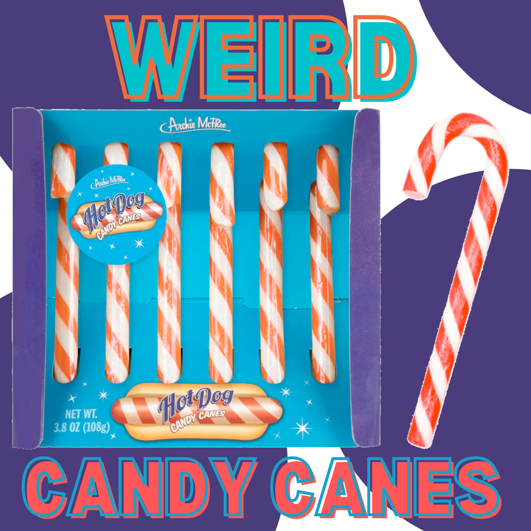 Hot Dog Candy Canes & 11 Other Weird Flavors Off the Wagon Shop