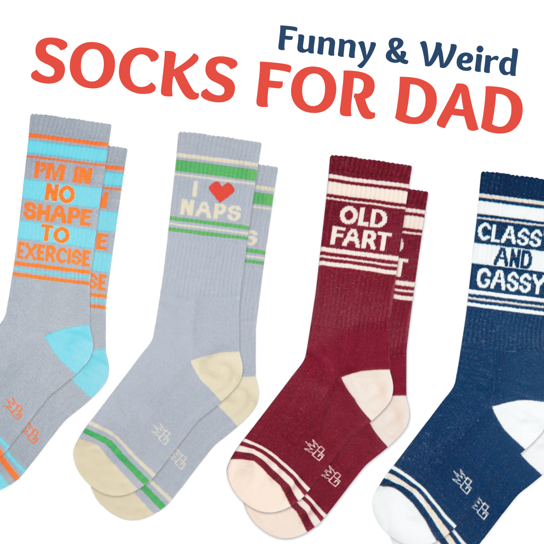 14 Weird & Funny Socks to Gift Dad For Father’s Day