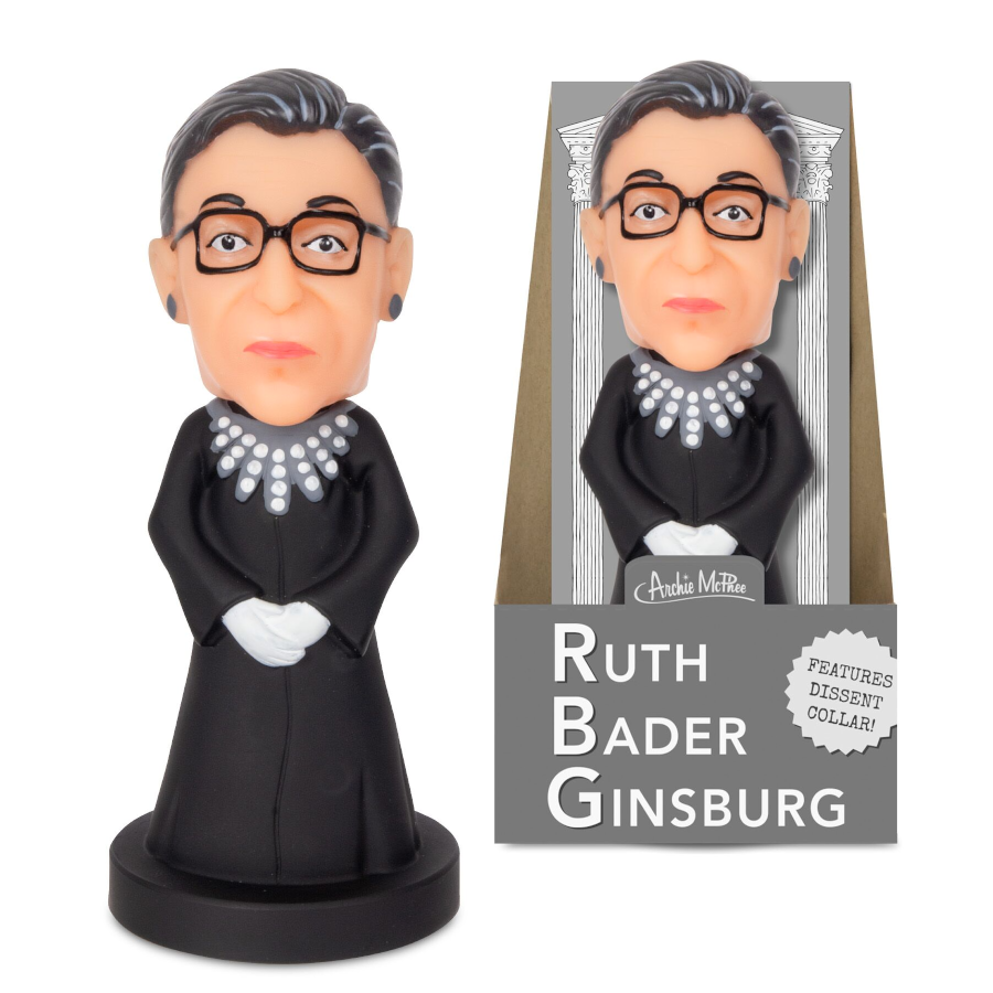 Ruth Bader Ginsburg RBG action figure nodder