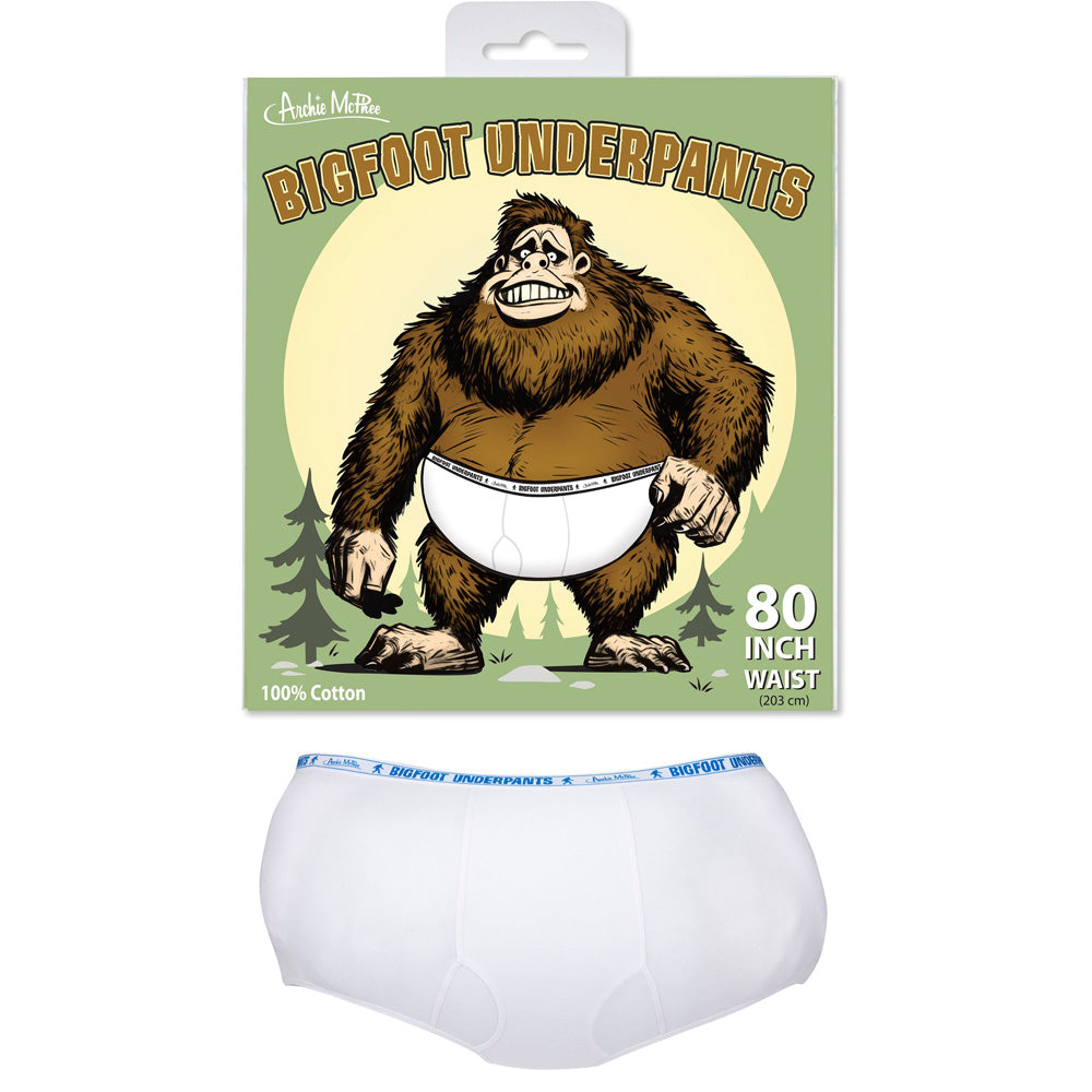 Bigfoot Underpants! - 80 inch waist – Off the Wagon Shop