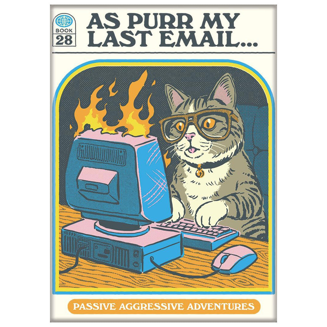 Ata-boy Magnets & Stickers As Purr My Last Email Magnet (Steven Rhodes)