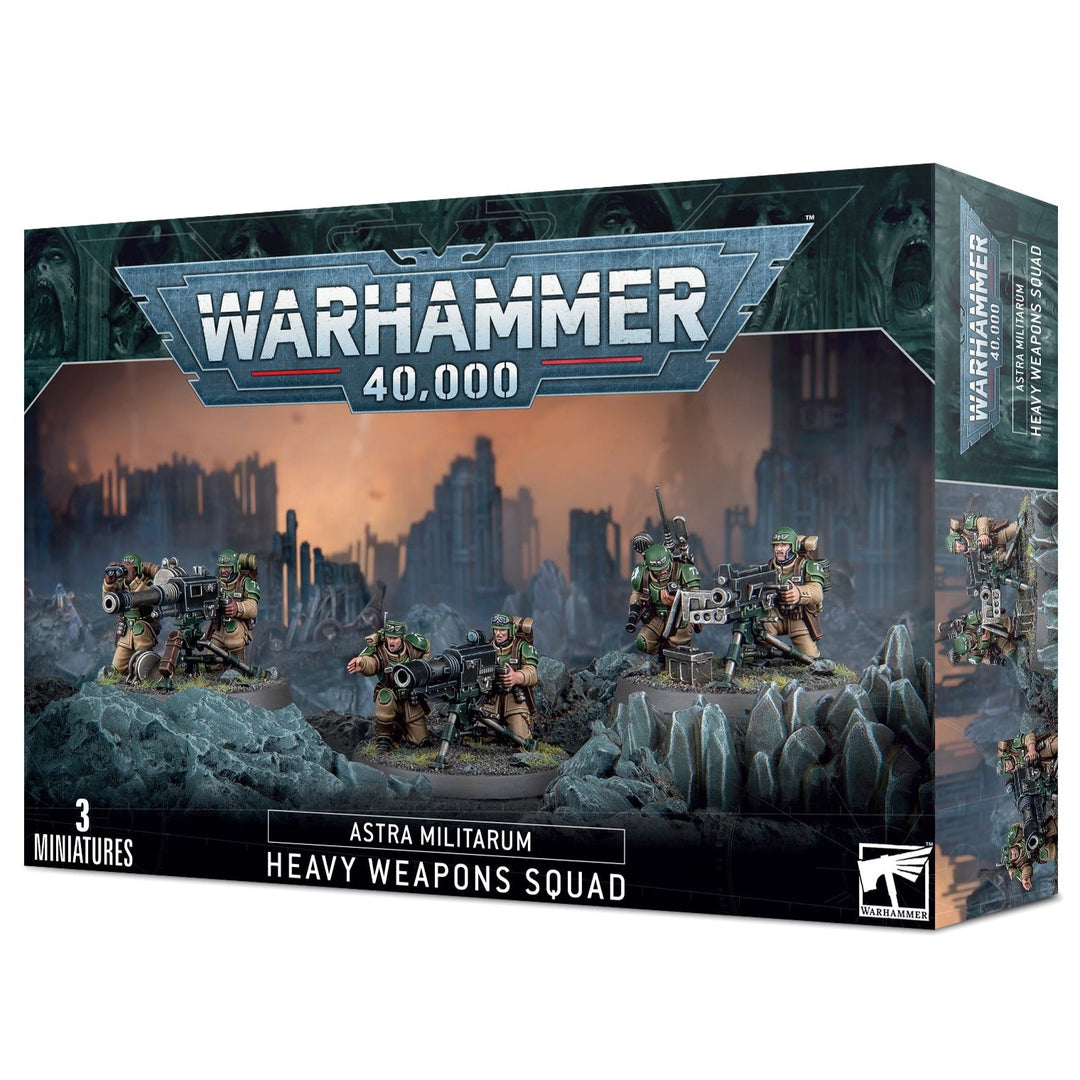 Games Workshop Games Warhammer 40K Cadian Heavy Weapon Squad