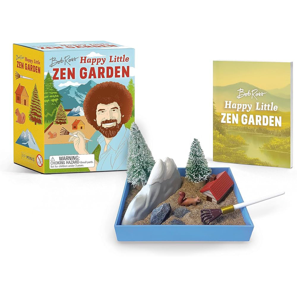 Hachette Book Group - Workman Books Bob Ross Happy Little Zen Garden