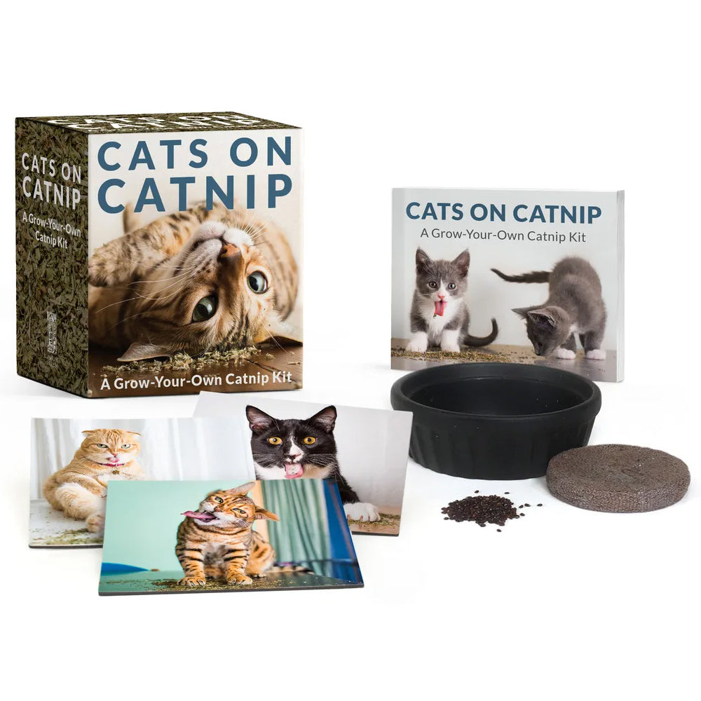 Hachette Book Group - Workman Books Cats on Catnip Grow catnip kit