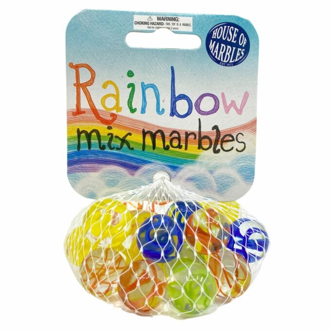 House of Marbles Toy Novelties Rainbow Mix Net Bag of Marbles