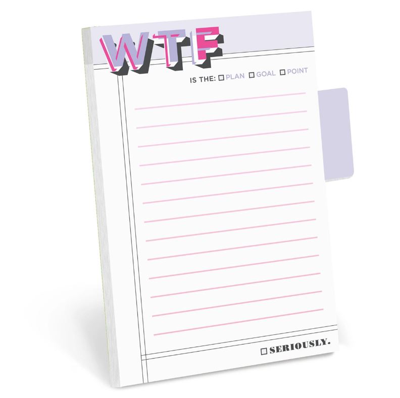 Knock Knock Office Goods WTF Sticky Notes Notepad