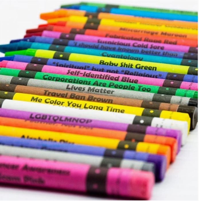 MilkToast Brands Arts & Crafts Offensive Crayons -24 pc