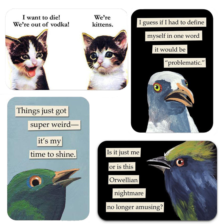 Mincing Mockingbird Sticker Off the Wagon Shop