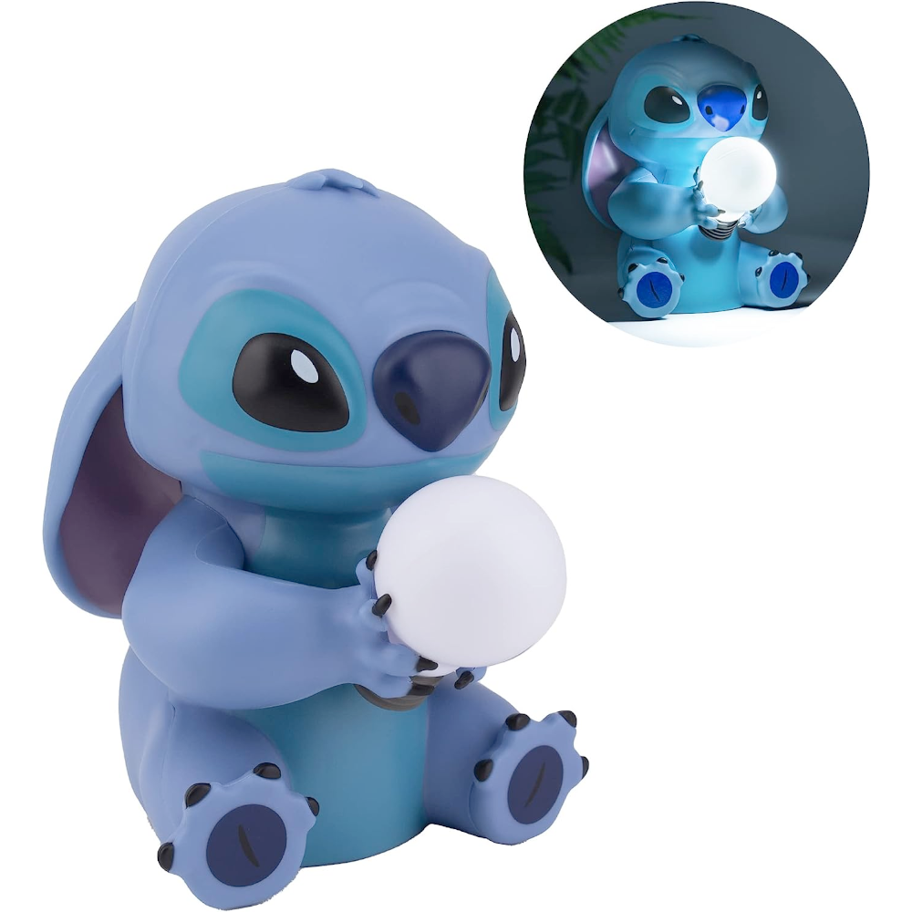  Paladone Stitch Light, Lilo and Stitch Lamp, Bedside Table  Bedroom Night Light Decor, Officially Licensed Disney Collectible Gift :  Home & Kitchen