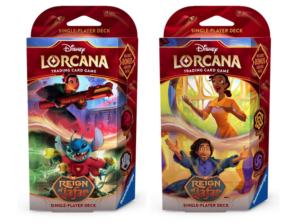 Lorcana TCG: Reign of Jafar Starter Deck (Ruby & Steel) Lorcana TCG: Reign of Jafar Starter Deck (Ruby & Steel)