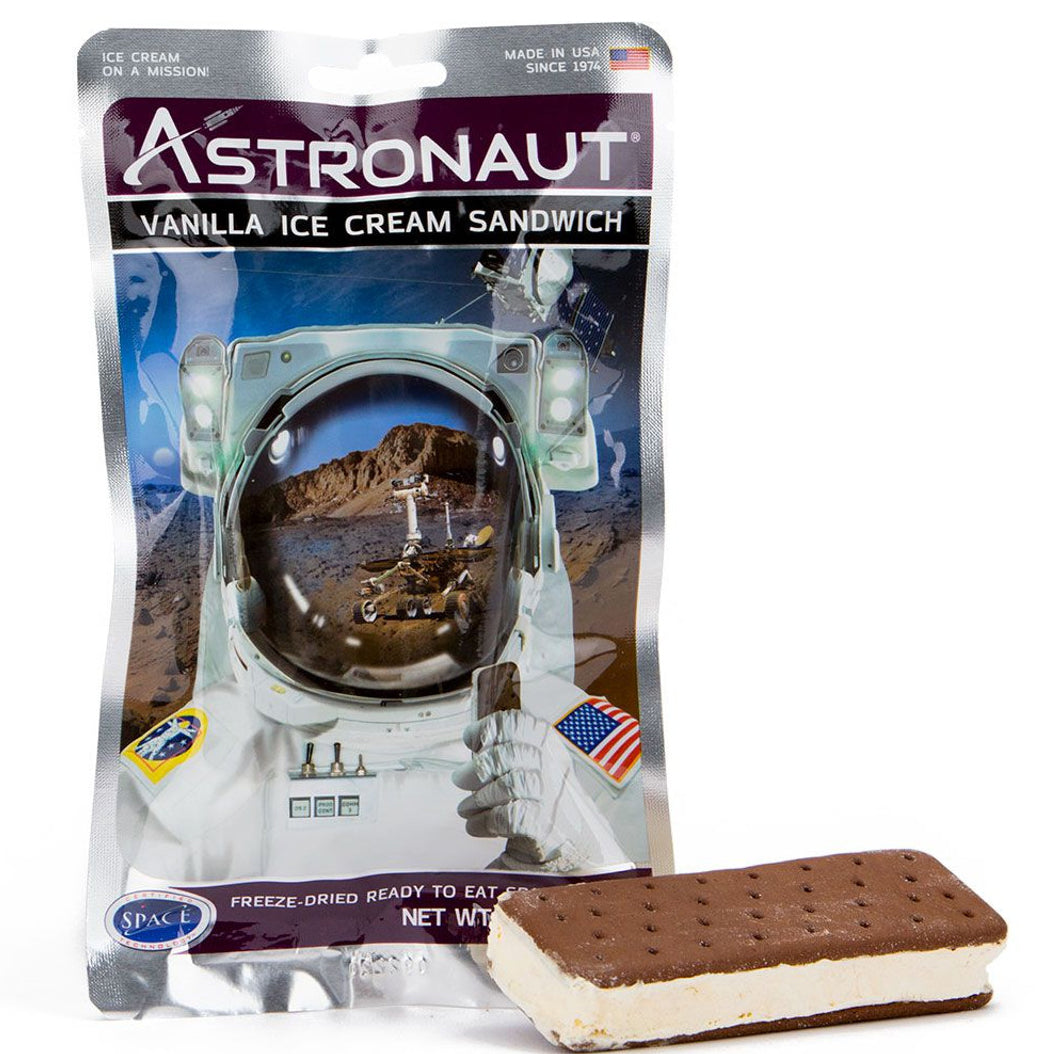 Redstone Foods Candy Astronaut Ice Cream sandwich Vanilla