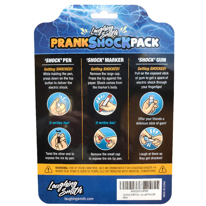 Smith Brands Funny Novelties 4pc Prank Shock Pack