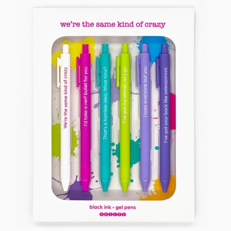 Snifty Office Goods Funny Same Kind of Crazy Friends Set of Pencils