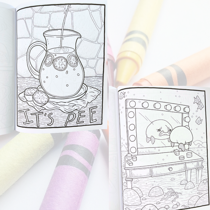 Very Average Art Arts & Crafts Let's Get Weird Adult Coloring Book