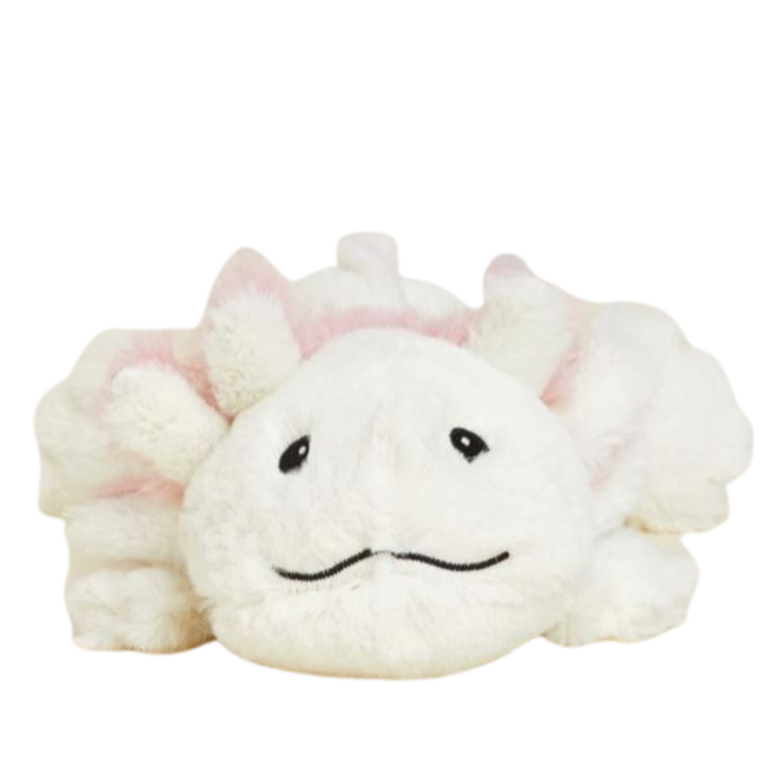 Warmies Axolotl Peluche Riscaldata - Morbido Giocattolo Con Semi Aromatici, Scaldino Per Bambini E Adulti, Tenuta Stagna