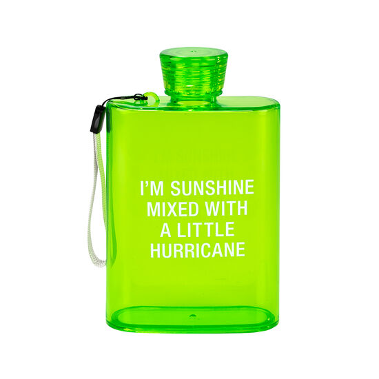 About Face Designs Drinkware & Mugs Sunshine Mixed Acrylic Flask