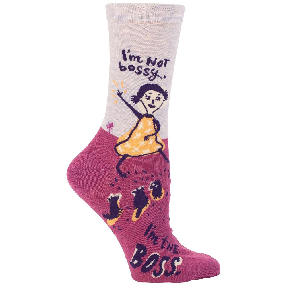 Blue Q Clothing I'm Not Bossy Women's Socks