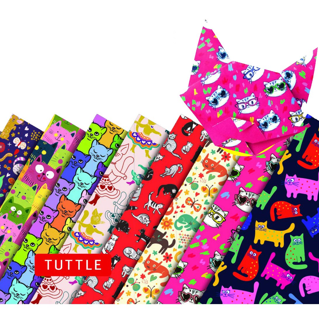 Origami Paper Sheets Cat Patterns Off the Wagon Shop