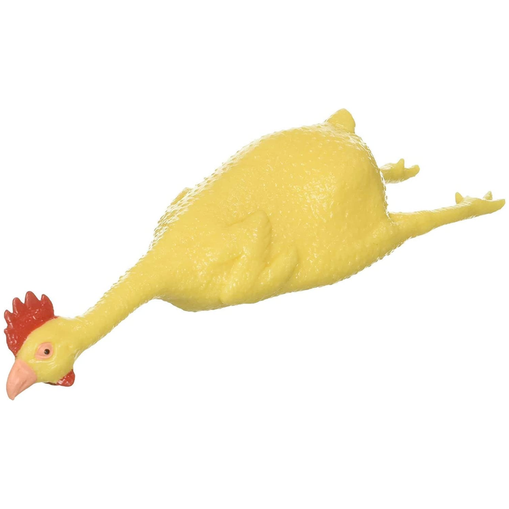 8" rubber stretch chicken Off the Wagon Shop