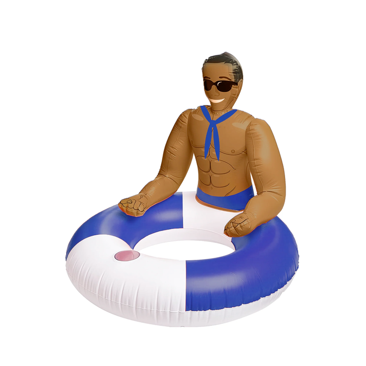 NPW Toy Outdoor Fun Jerry Inflatable Hunk Pool Float