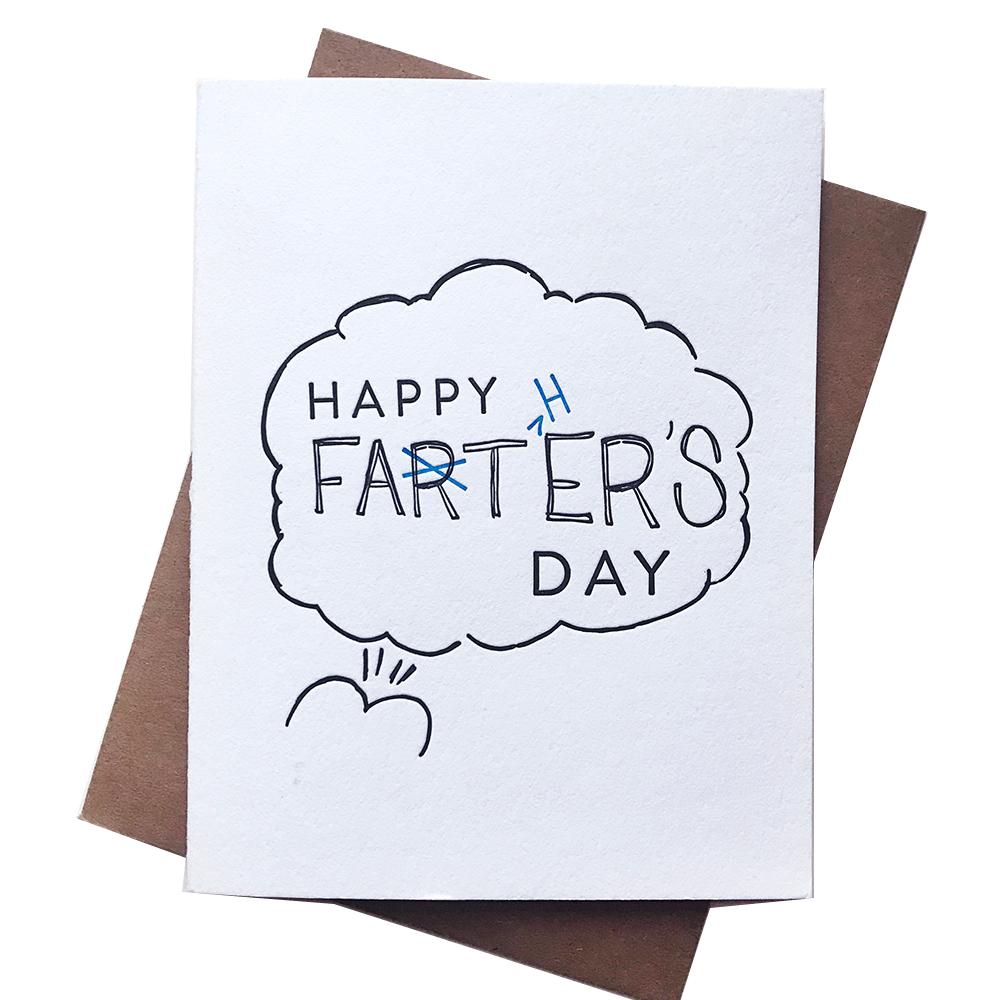 Steel Petal Press Greeting Cards Farter’s Day Card