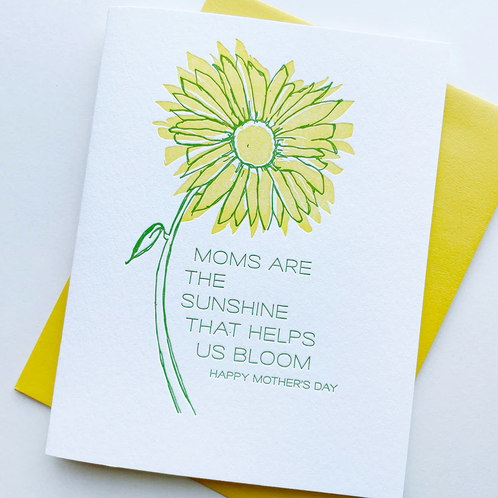 Steel Petal Press Greeting Cards Sunflower Mom Card