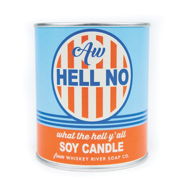 Whiskey River Soap Co. Home Decor Aw hell No Paint Can Candle