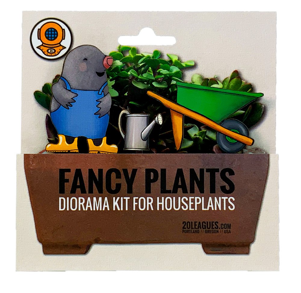 20 Leagues Arts & Crafts Gardening Mole Fancy Plants Diorama Kit