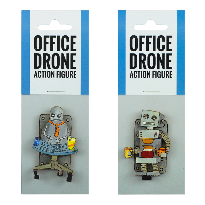 20 Leagues Arts & Crafts Office Drone Action Figure
