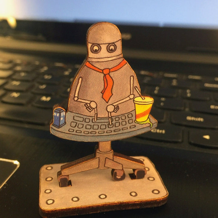 20 Leagues Arts & Crafts Office Drone Action Figure