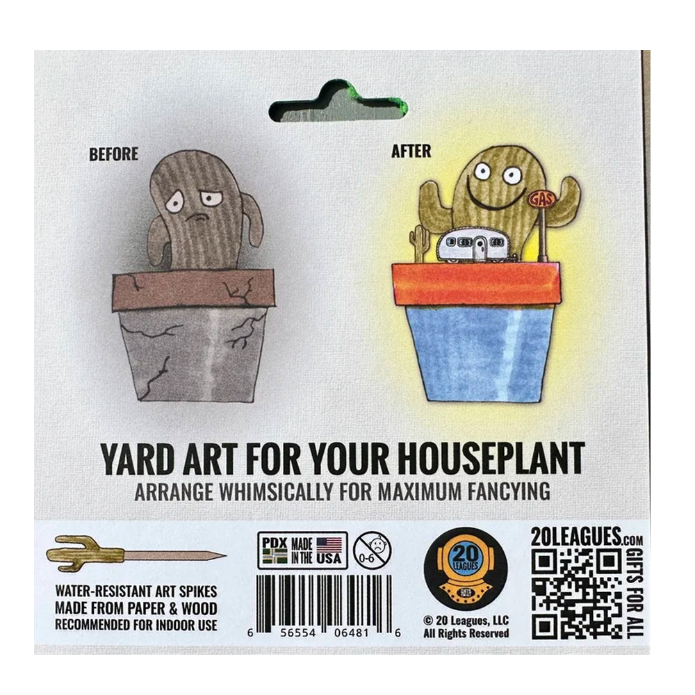 20 Leagues Home Decor Lizard Beast Vs Robot Joe Fancy Plants Diorama Kit