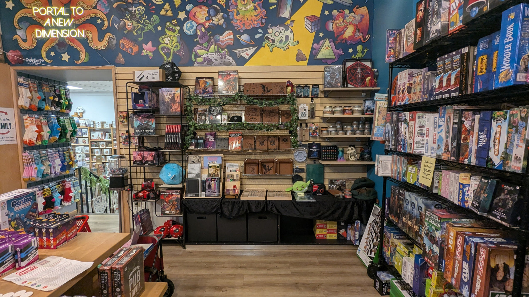 Downtown Kent Ohio Games, Novelties, gifts for adults, funny socks, gag gifts and more.