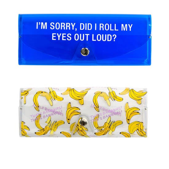 About Face Designs Personal Care Funny Eyeglass Case
