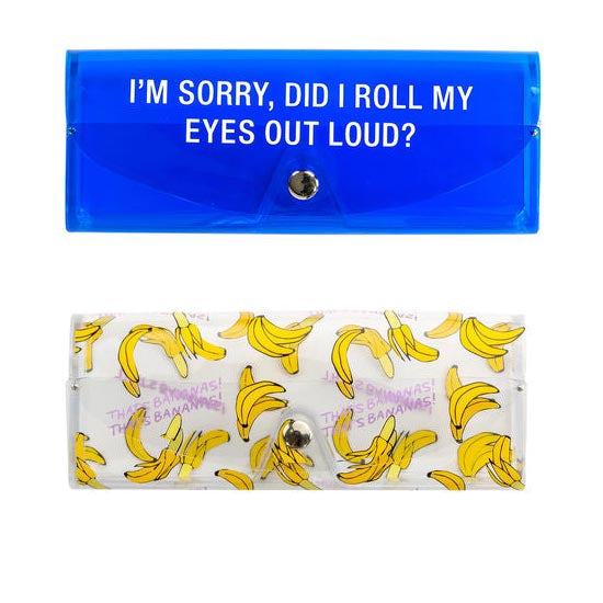 About Face Designs Personal Care Funny Eyeglass Case