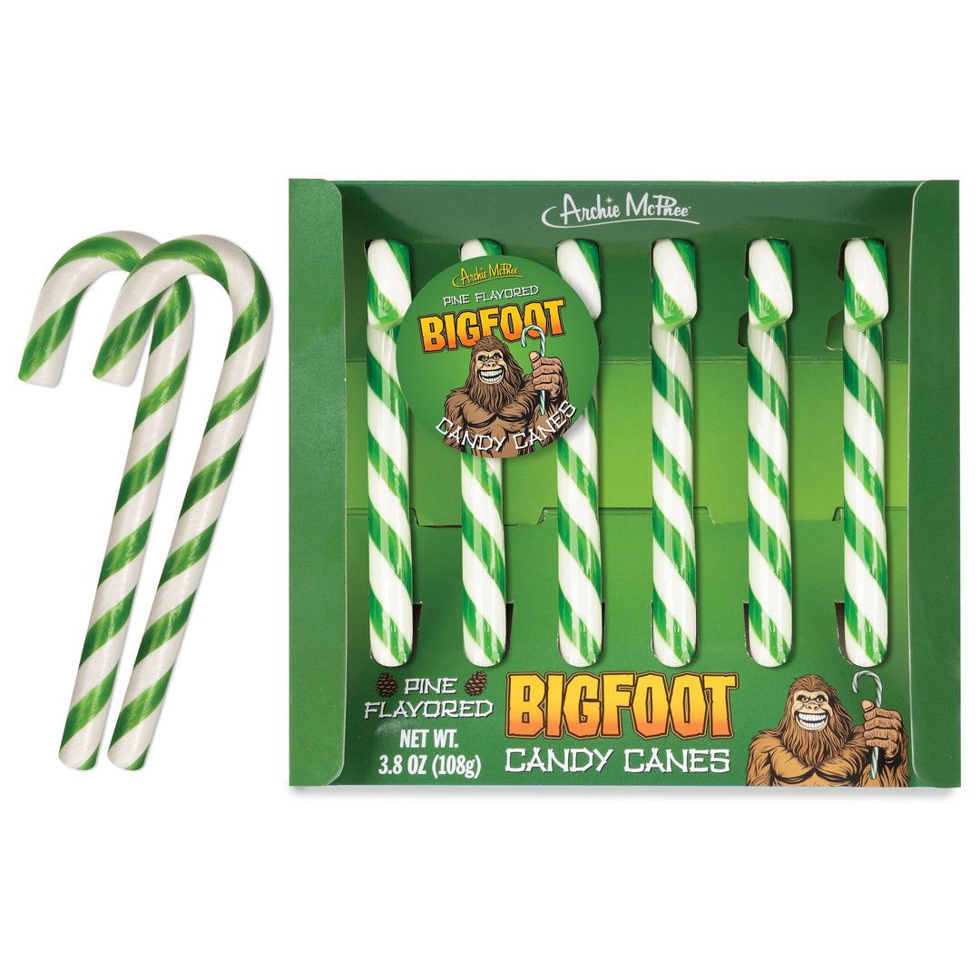 Accoutrements - Archie McPhee Candy Bigfoot Candy Canes (Pine Flavored)