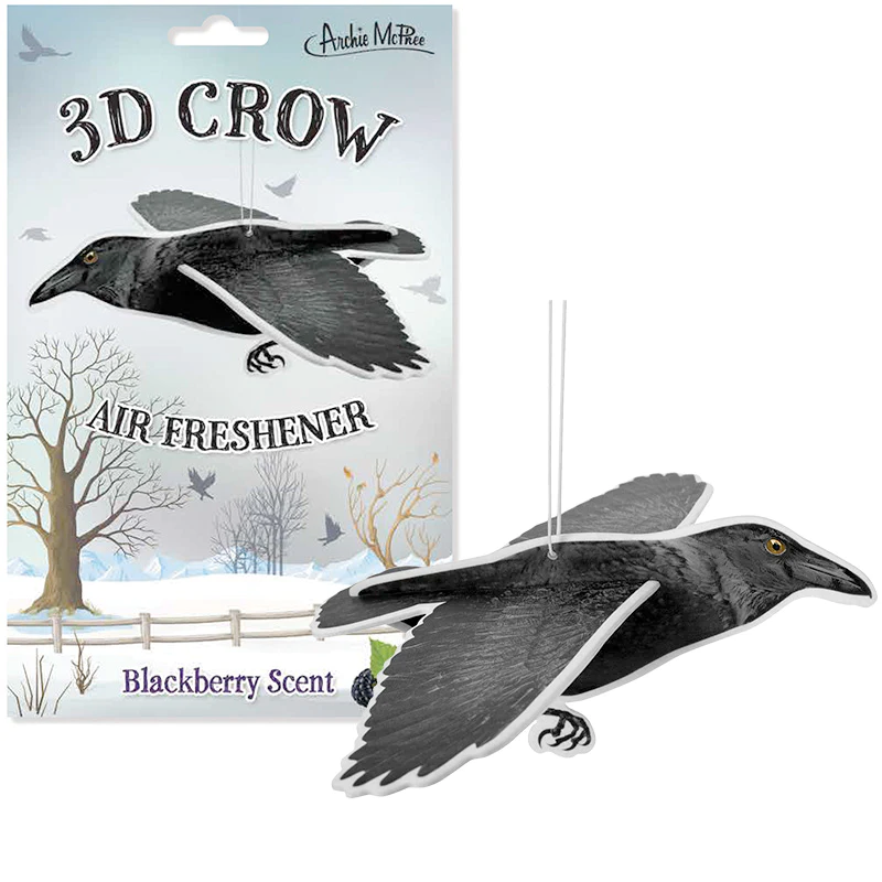 Accoutrements - Archie McPhee Funny Novelties 3D Crow Air Freshener