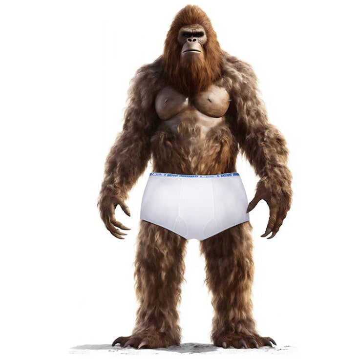 Accoutrements - Archie McPhee Funny Novelties Bigfoot Underpants! - 80 inch waist