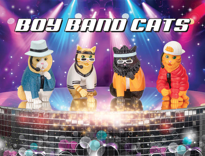 Accoutrements - Archie McPhee Funny Novelties Boy Band Cats - The Hottest Feline Sensation