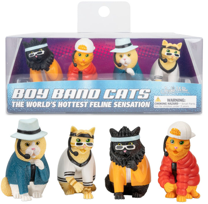 Accoutrements - Archie McPhee Funny Novelties Boy Band Cats - The Hottest Feline Sensation
