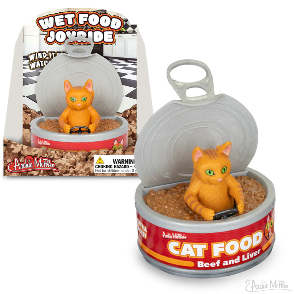Accoutrements - Archie McPhee Funny Novelties Cat Wet Food Joyride - 1 random style