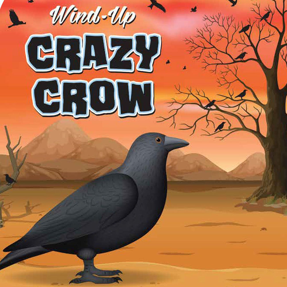 Accoutrements - Archie McPhee Funny Novelties Crazy Wind Up Crow