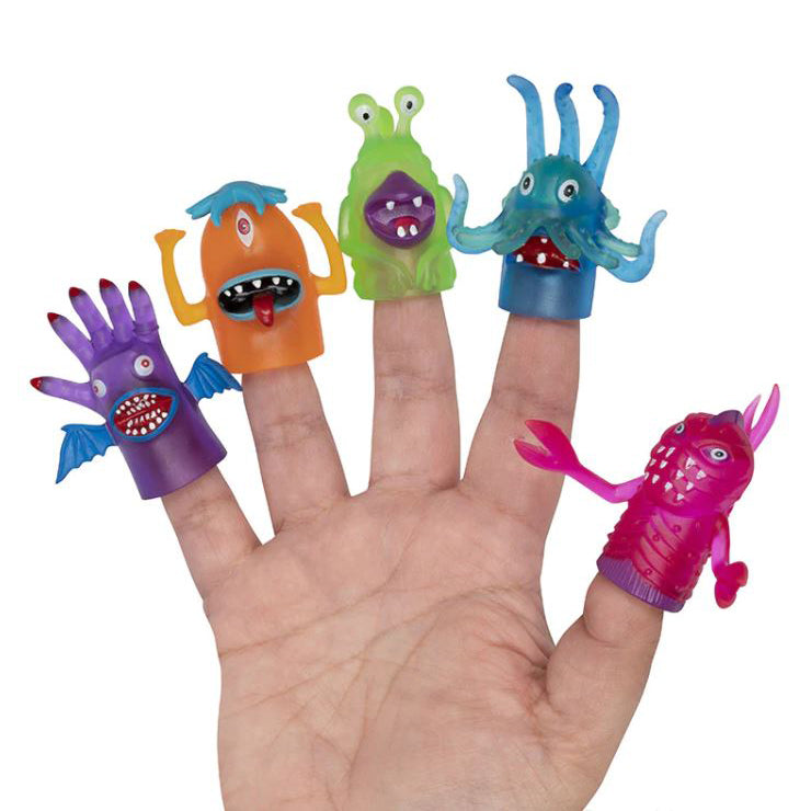 Accoutrements - Archie McPhee Funny Novelties Fantastic Finger Monster - includes 1 random monster