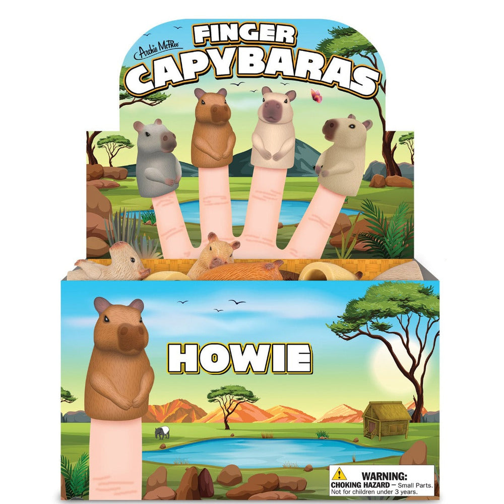 Accoutrements - Archie McPhee Funny Novelties Finger Capybara - 1 pc