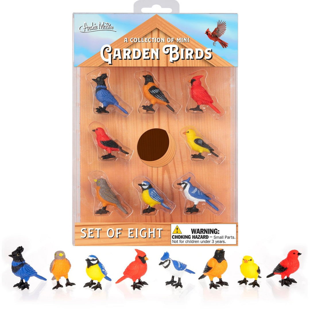 Accoutrements - Archie McPhee Funny Novelties Mini Garden Birds collection