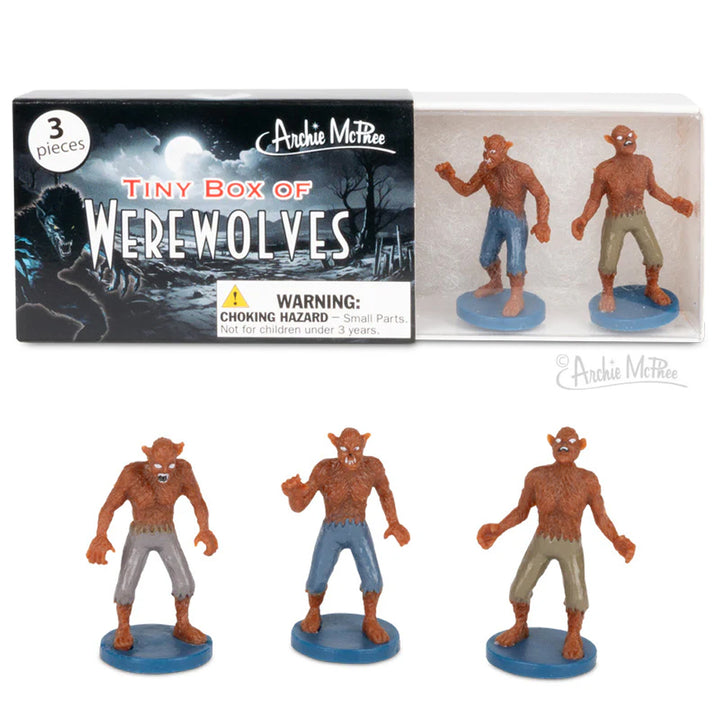 Accoutrements - Archie McPhee Funny Novelties Tiny Box of Werewolves
