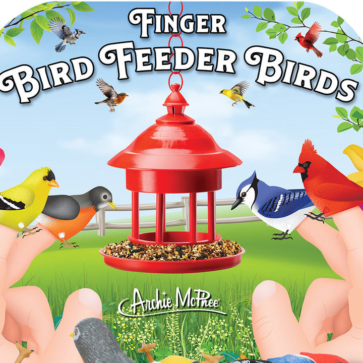 Accoutrements - Archie McPhee Toy Novelties Finger Bird Feeder Bird - 1 randomly selected bird