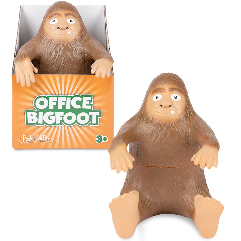 Accoutrements Meditating Bigfoot Set - 3 Piece Soft Vinyl Figures, Colors Vary - View #2