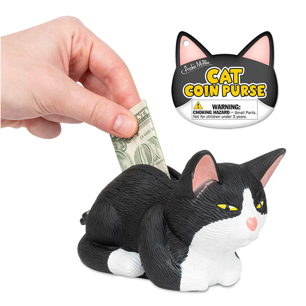 Accoutrements - Archie McPhee Toy Novelties Tuxedo Cat Coin Purse