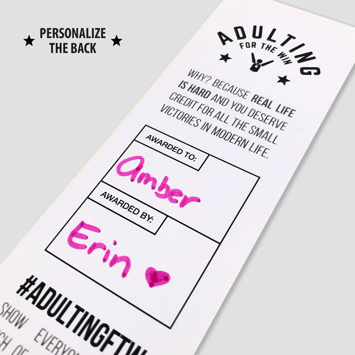 Adulting for the Win Funny Novelties Survived Another Week At Work Award