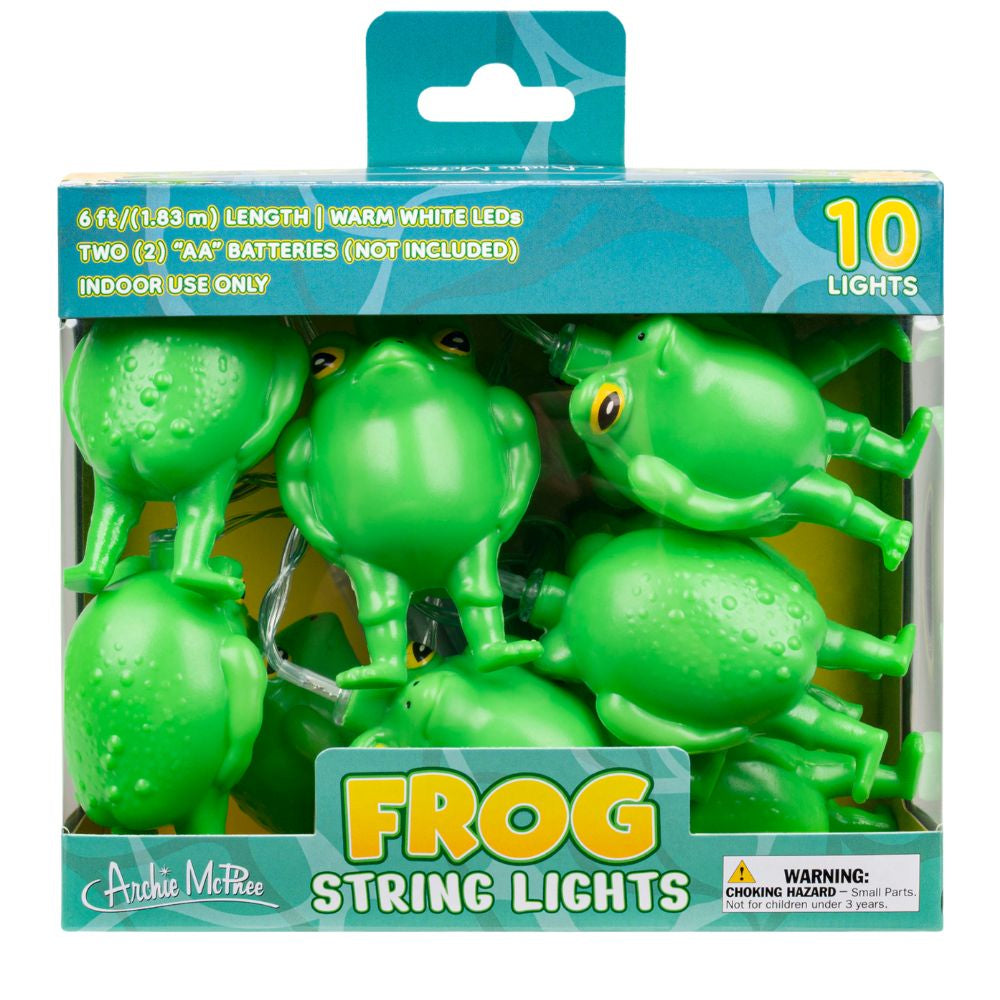 Archie McPhee - Accoutrements Home Decor Frog String Lights